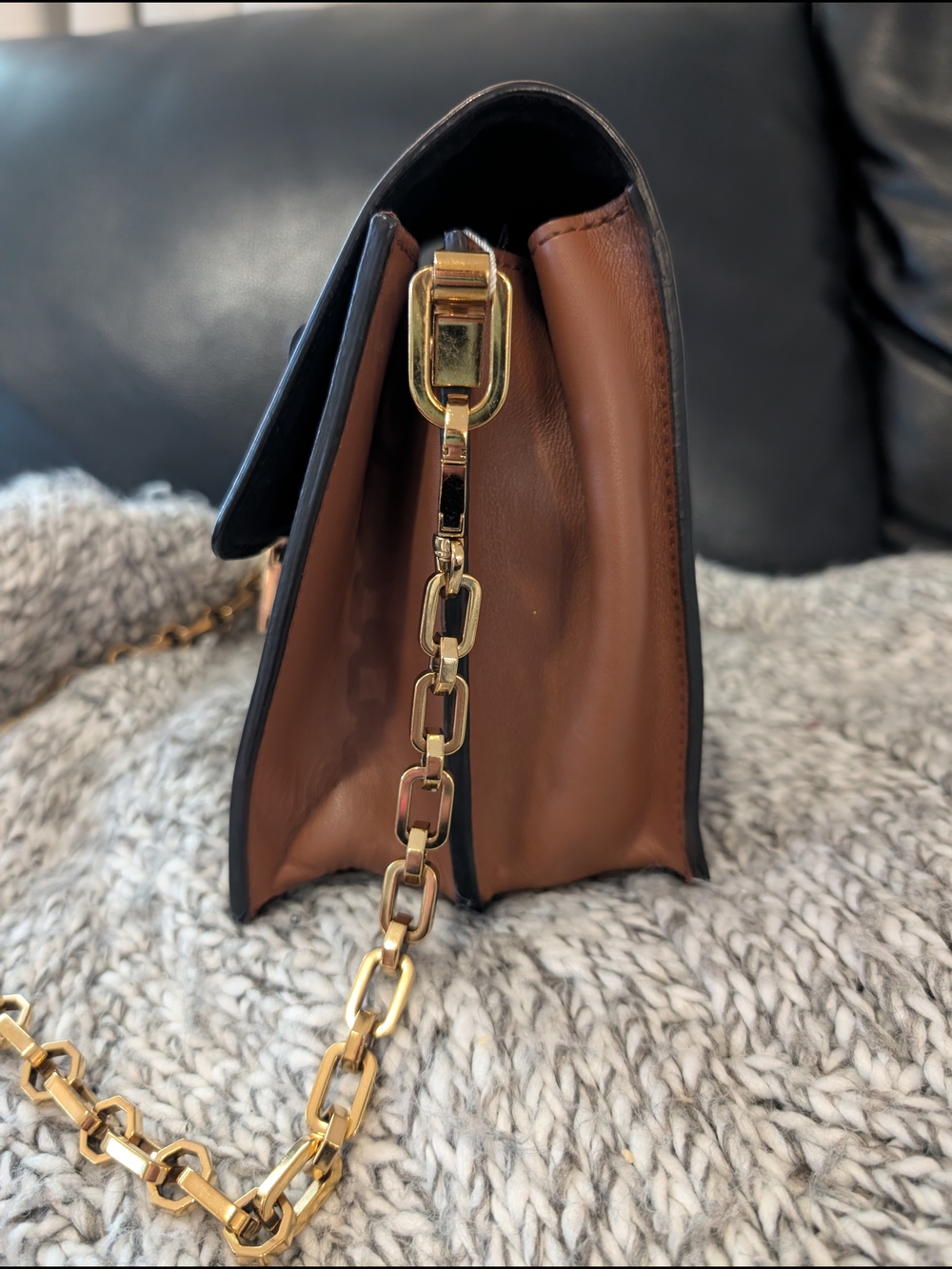 Louis Vuitton 2019 Monogram Dauphine Crossbody Bag Gold Chain Strap - Picture 3 of 17
